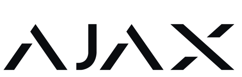 Ajax logo in black stylized text on a transparent background.